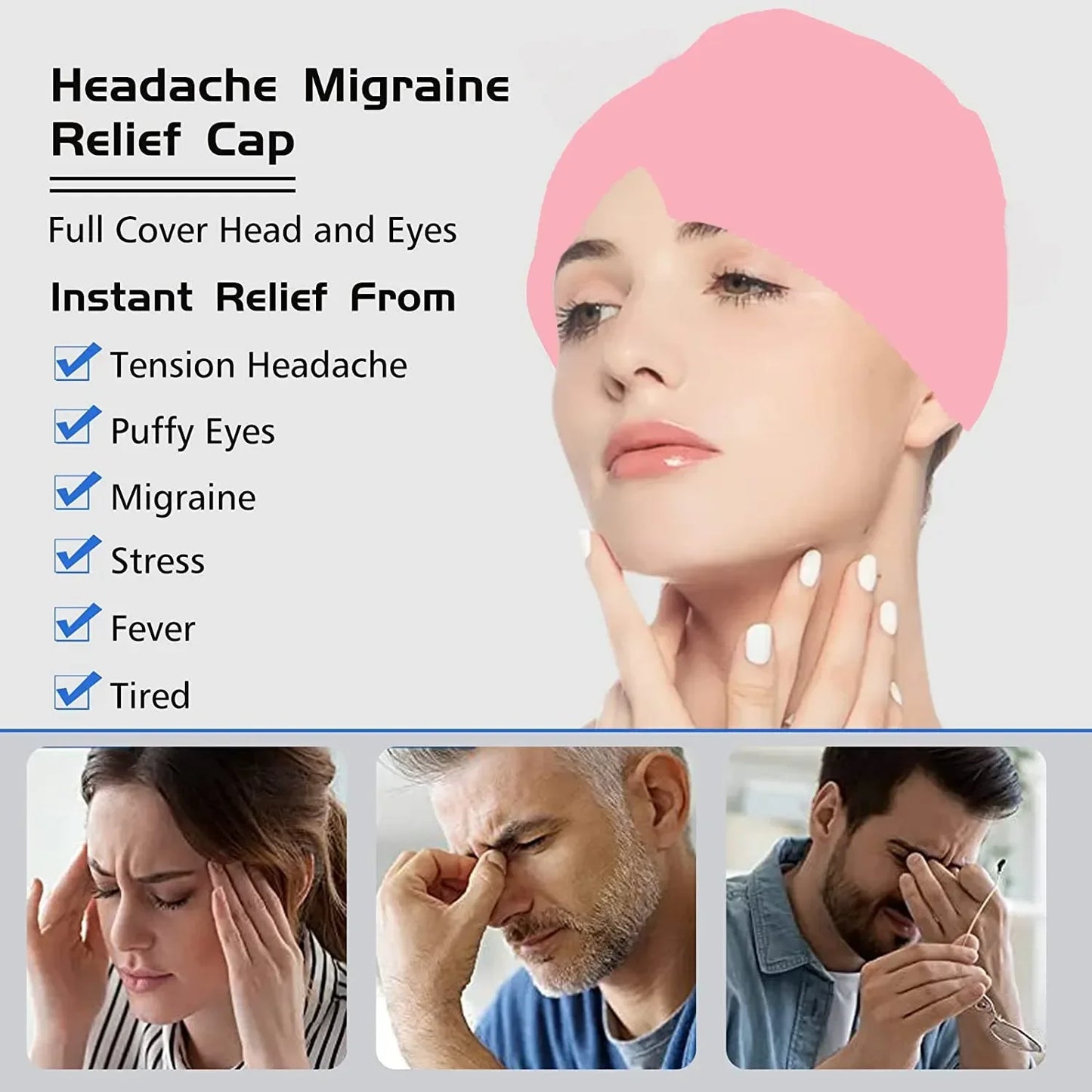 SootheCap™ - Bevrijd jezelf van migraine en stress met directe thermotherapie