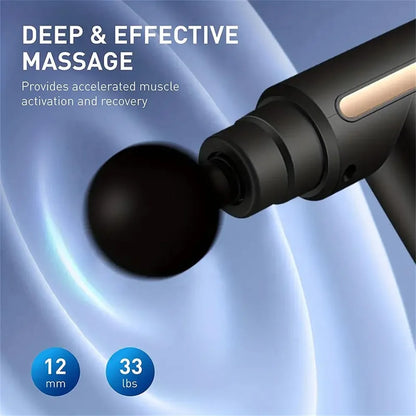 Lumiro PowerRelief – Draagbare Massage Gun voor Diepe Spierontspanning en Herstel