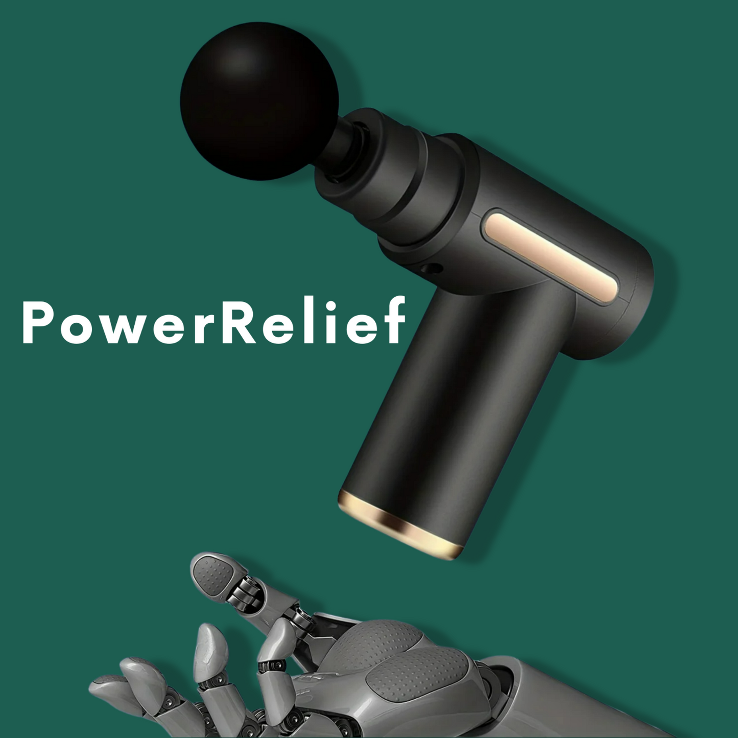 Lumiro PowerRelief – Draagbare Massage Gun voor Diepe Spierontspanning en Herstel